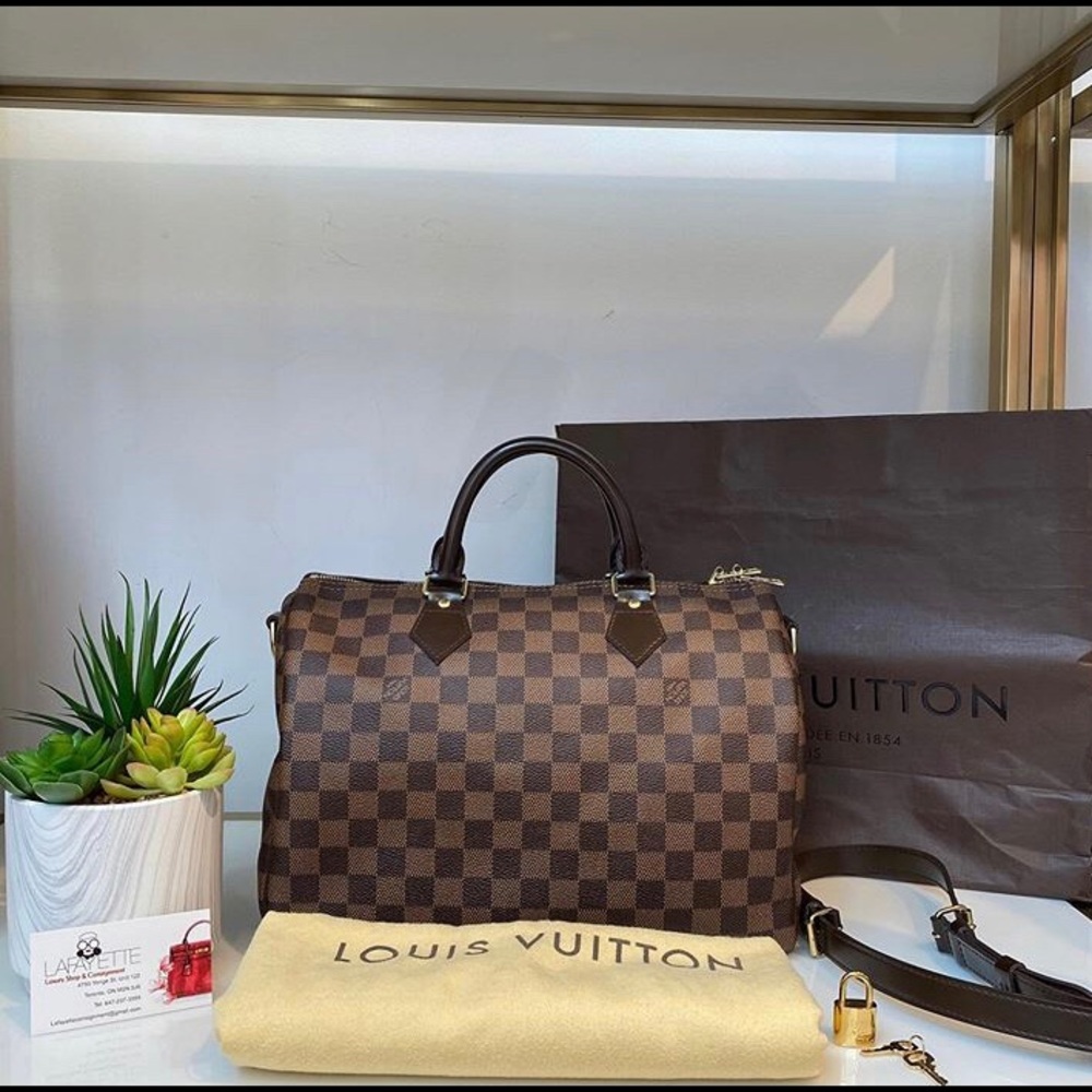 Authentic Louis Vuitton Speedy Bandouliere 30